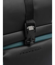 PIQUADRO CORNER SPECIALE GOMMATO Mochila para portátil con tapa enrollable negro - Mochilas para portátil - 3