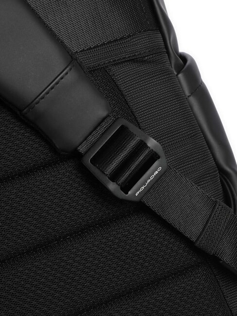 CORNER SPECIALE GOMMATO Mochila para portátil con tapa enrollable negro - Mochilas para portátil