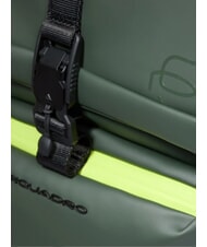 PIQUADRO CORNER SPECIALE GOMMATO Mochila para portátil con tapa enrollable VERDE - Mochilas para portátil - 6