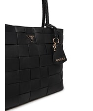 GUESS MAYLEE Bolsa de compras tejida NEGRO - Bolsos Mujer - 3