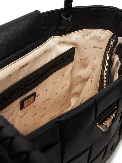 MAYLEE Bolsa de compras tejida NEGRO - Bolsos Mujer