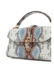 GUESS QUEENSLAND Bolso de mano con bandolera azul brumoso multi - Bolsos Mujer - 4