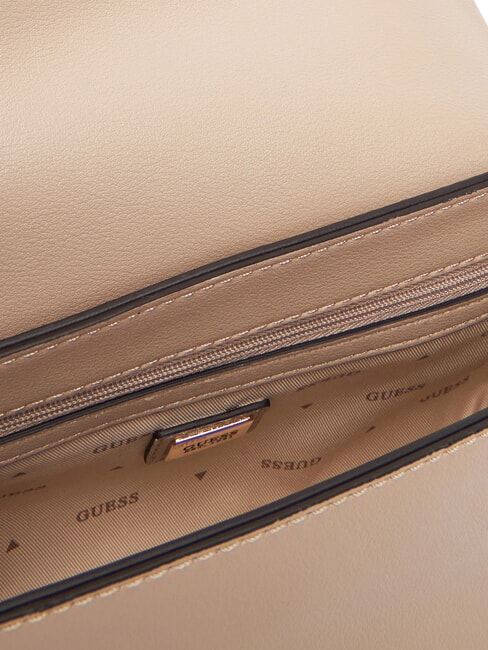 LEFIA Bolso de hombro con solapa simplemente gris topo - Bolsos Mujer