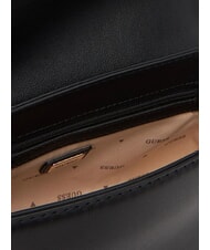 GUESS LEFIA Bolso de hombro con solapa NEGRO - Bolsos Mujer - 5