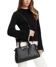 GUESS LEFIA  Bolso de mano, con bandolera NEGRO - Bolsos Mujer - 6