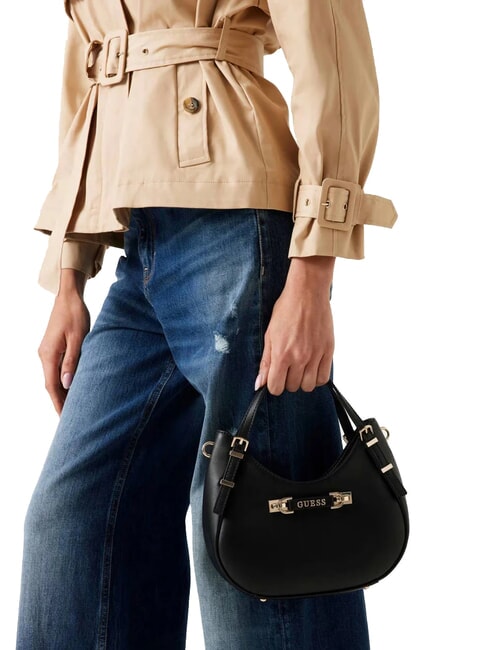 LEFIA Bolso de mano, con bandolera NEGRO - Bolsos Mujer