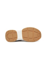 GUESS HAPYY3 Zapatillas con inserciones de logotipo de peon&iacute;a Blanco / marr&oacute;n - Zapatos Mujer - 6