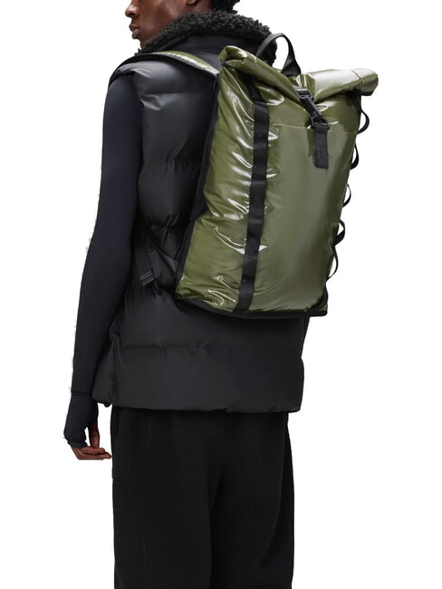 SIBU ROLLTOP  Mochila impermeable para portátil de 13" pantano - Mochilas para portátil