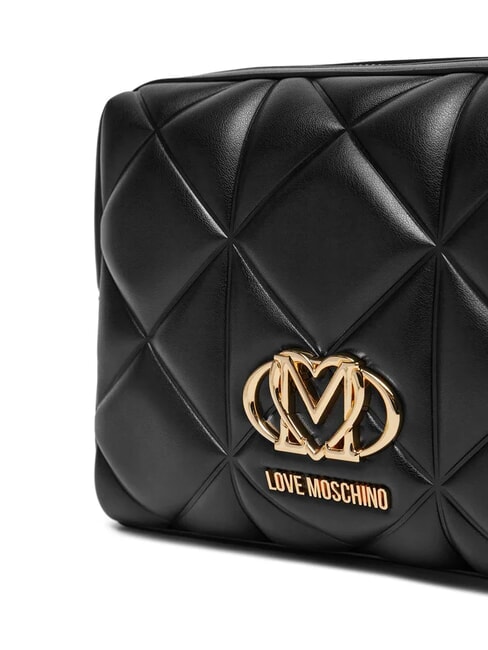 QUILTED Bolso de mano acolchado negro - Bolsos Mujer