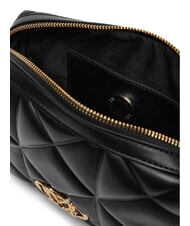 LOVE MOSCHINO QUILTED Bolso de mano acolchado negro - Bolsos Mujer - 4