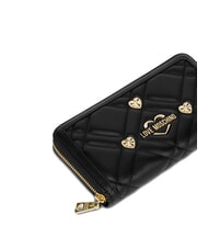 LOVE MOSCHINO SWEET STUDS Cartera grande con cremallera negro - Carteras Mujer - 3