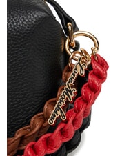 LOVE MOSCHINO LEGACY Bolsa para cámara con dijes negro - Bolsos Mujer - 4