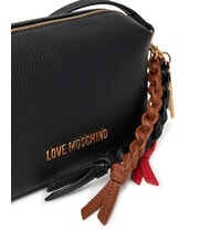 LOVE MOSCHINO LEGACY Bolsa para cámara con dijes negro - Bolsos Mujer - 5