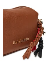 LOVE MOSCHINO LEGACY Bolsa para cámara con dijes camello2 - Bolsos Mujer - 4