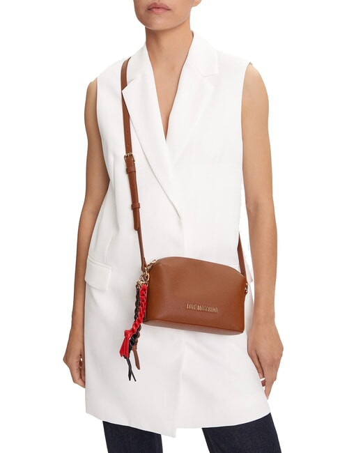 LEGACY Bolsa para cámara con dijes camello2 - Bolsos Mujer