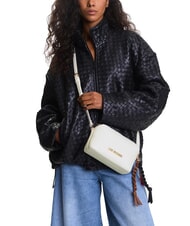 LOVE MOSCHINO LEGACY Bolsa para cámara con dijes blanco - Bolsos Mujer - 6