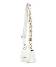 LOVE MOSCHINO SPARKLE Mini bolso con aplicaciones de joya blanco - Bolsos Mujer - 3