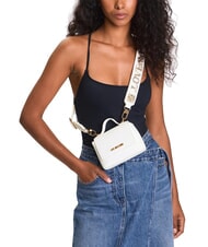 LOVE MOSCHINO SPARKLE Mini bolso con aplicaciones de joya blanco - Bolsos Mujer - 6