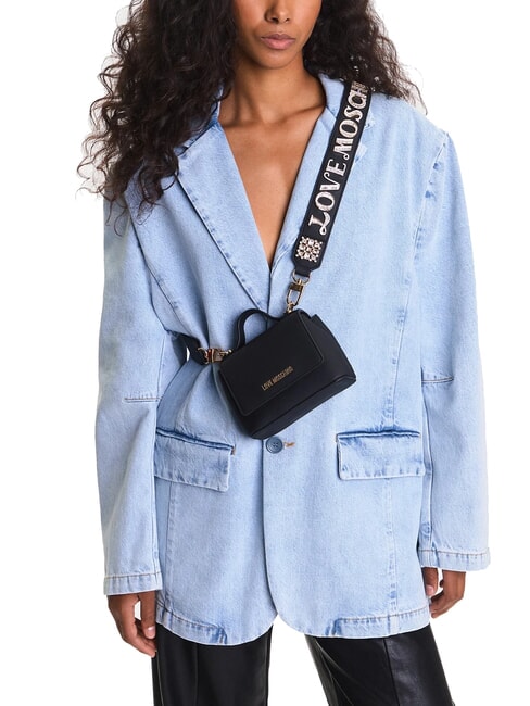 SPARKLE Mini bolso con aplicaciones de joya negro - Bolsos Mujer