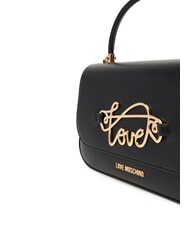 LOVE MOSCHINO TIMELESS Bolso maletín con bandolera negro - Bolsos Mujer - 4