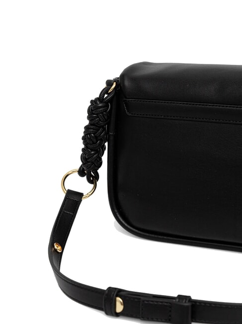 SMART DAILY Bolso de hombro con estampado tejido negro - Bolsos Mujer