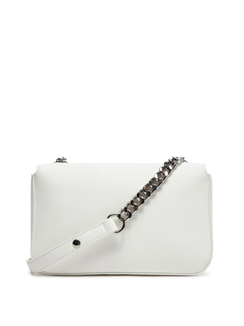 LETTERING BICOLOR Bolso de hombro blanco - Bolsos Mujer