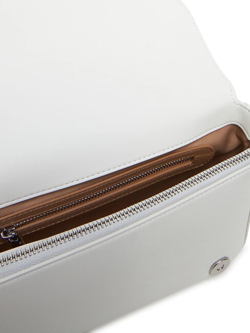 LETTERING BICOLOR Bolso de hombro blanco - Bolsos Mujer