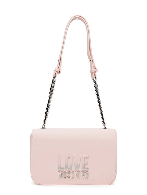 LETTERING BICOLOR Bolso de hombro polvos - Bolsos Mujer