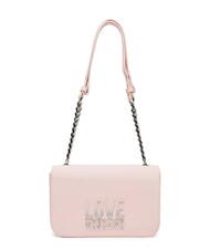 LOVE MOSCHINO LETTERING BICOLOR Bolso de hombro polvos - Bolsos Mujer - 3