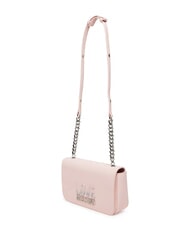 LOVE MOSCHINO LETTERING BICOLOR Bolso de hombro polvos - Bolsos Mujer - 4