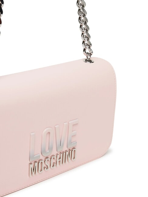 LETTERING BICOLOR Bolso de hombro polvos - Bolsos Mujer