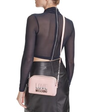 LOVE MOSCHINO BIG LETTERING Mini bolso de hombro polvos - Bolsos Mujer - 6