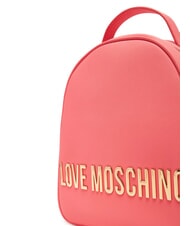 LOVE MOSCHINO LETTERING Mochila coral - Bolsos Mujer - 4