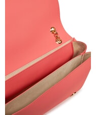 LOVE MOSCHINO LETTERING Bolso de hombro/bandolera coral - Bolsos Mujer - 4