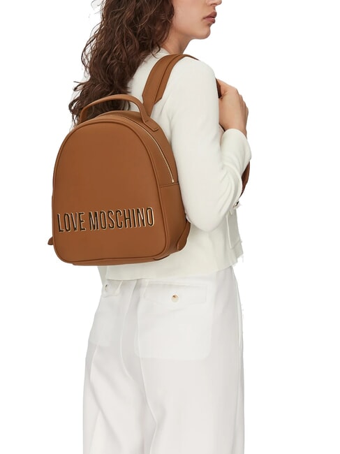 LETTERING Mochila camello - Bolsos Mujer