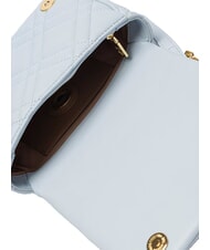 LOVE MOSCHINO SWEET STUDS Mini bolso de hombro con tachuelas Azul claro - Bolsos Mujer - 5