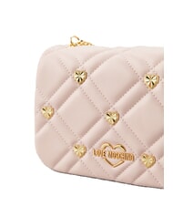 LOVE MOSCHINO SWEET STUDS Mini bolso de hombro con tachuelas polvos - Bolsos Mujer - 5