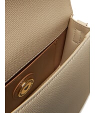 LOVE MOSCHINO BRAIDED Bolso de hombro con solapa Marfil - Bolsos Mujer - 5