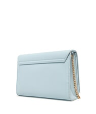 LOVE MOSCHINO BOLD LOGO Bolso con solapa y bandolera de cadena Azul claro - Bolsos Mujer - 2