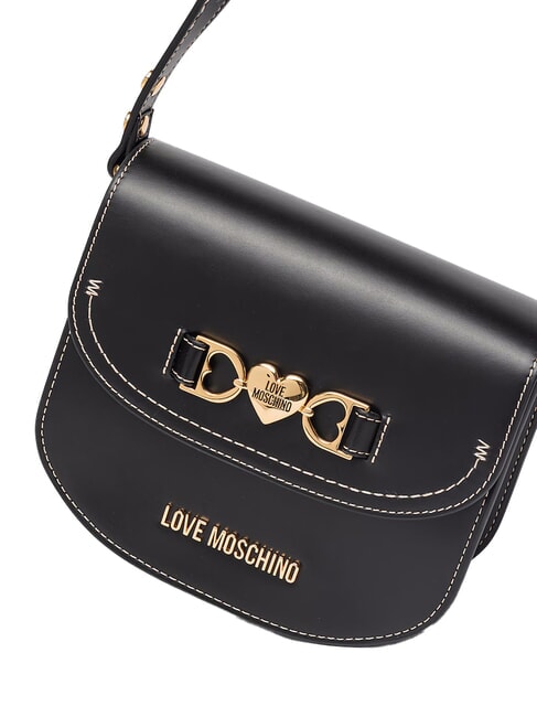 LOVE CHAIN Mini bolso de hombro negro - Bolsos Mujer