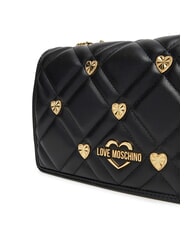 LOVE MOSCHINO SWEET STUDS Bolso de hombro con cadena negro - Bolsos Mujer - 4
