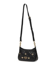 LOVE MOSCHINO SWEET STUDS Bolso de hombro con correa para el hombro negro - Bolsos Mujer - 3