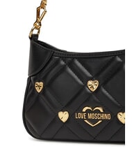 LOVE MOSCHINO SWEET STUDS Bolso de hombro con correa para el hombro negro - Bolsos Mujer - 4