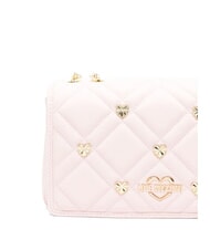 LOVE MOSCHINO SWEET STUDS Bolso de hombro con cadena polvos - Bolsos Mujer - 3