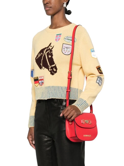 LOVE CHAIN Mini bolso de hombro rojo - Bolsos Mujer