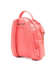 LOVE MOSCHINO LOVE EMBOSSED Mochila con logo cosido coral - Bolsos Mujer - 2