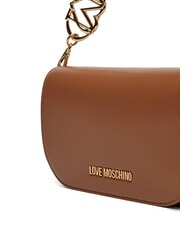 LOVE MOSCHINO JEWEL Bolso de hombro con correa para el hombro camello - Bolsos Mujer - 3