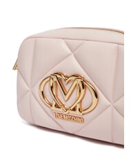 LOVE MOSCHINO GEOMETRIC QUILTED Mini bolso de hombro polvos - Bolsos Mujer - 3