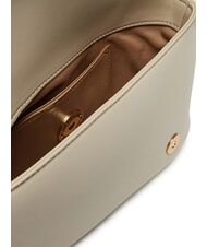 LOVE MOSCHINO JEWEL Bolso de hombro con correa para el hombro Marfil - Bolsos Mujer - 4