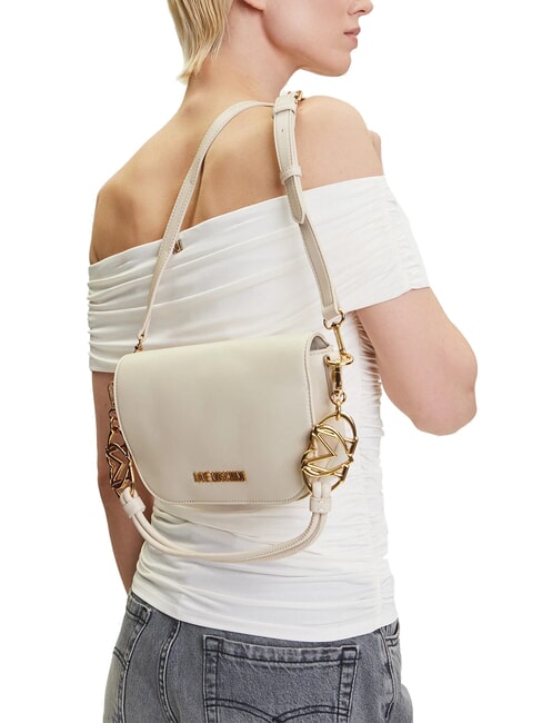 JEWEL Bolso de hombro con correa para el hombro Marfil - Bolsos Mujer